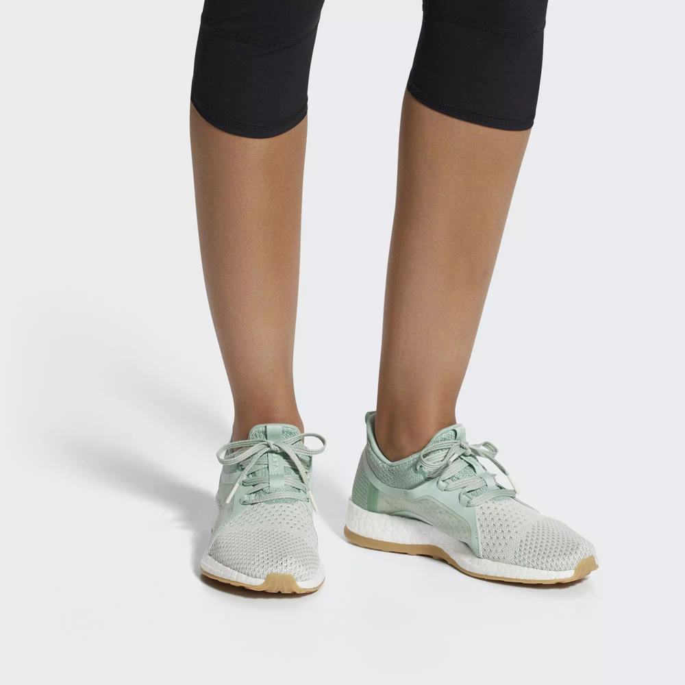 Adidas Pureboost X Clima Tenis Para Correr Verdes Para Mujer (MX-95247)